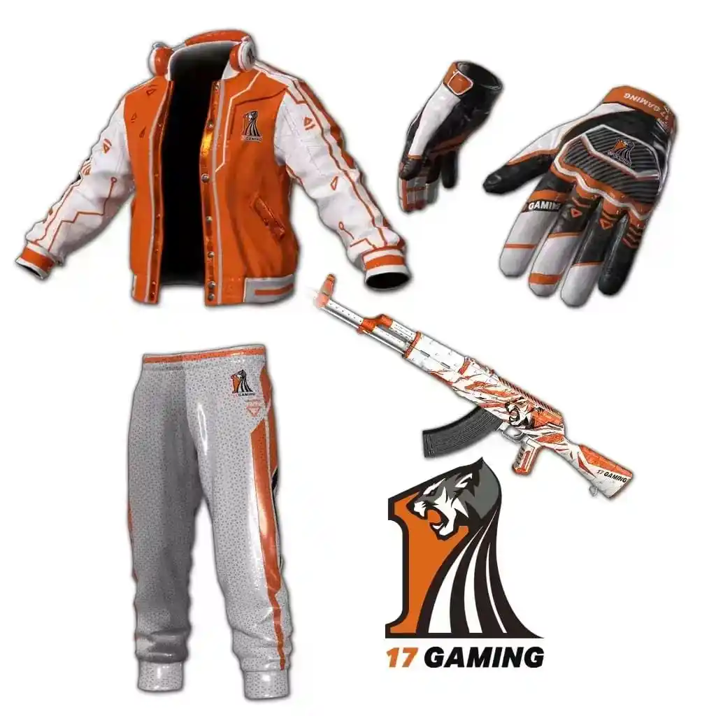 PUBG Skin 17Gaming Set/ Bundle