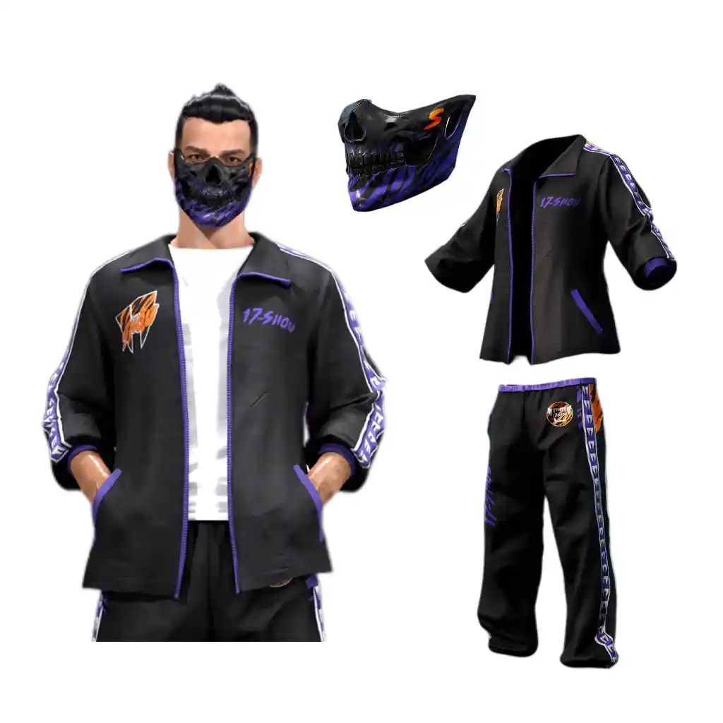 PUBG Skin 17shou's Beast Tracksuit Set