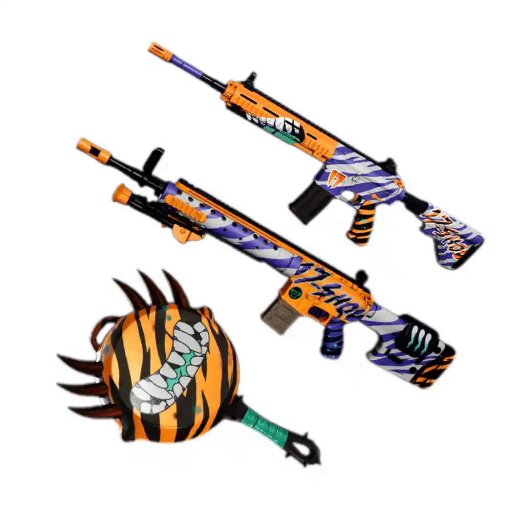 PUBG 17shou's Beast Weapon Set
