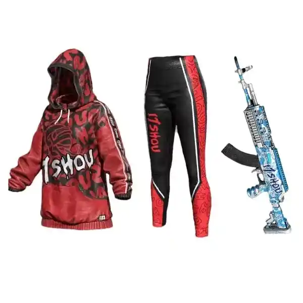 PUBG Skin 17shou’s Bundle Red