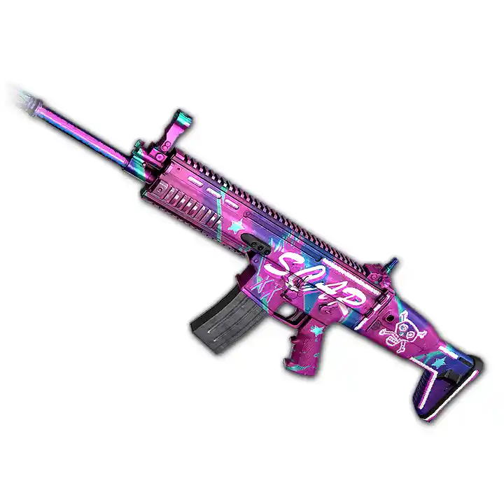PUBG Neon Scar
