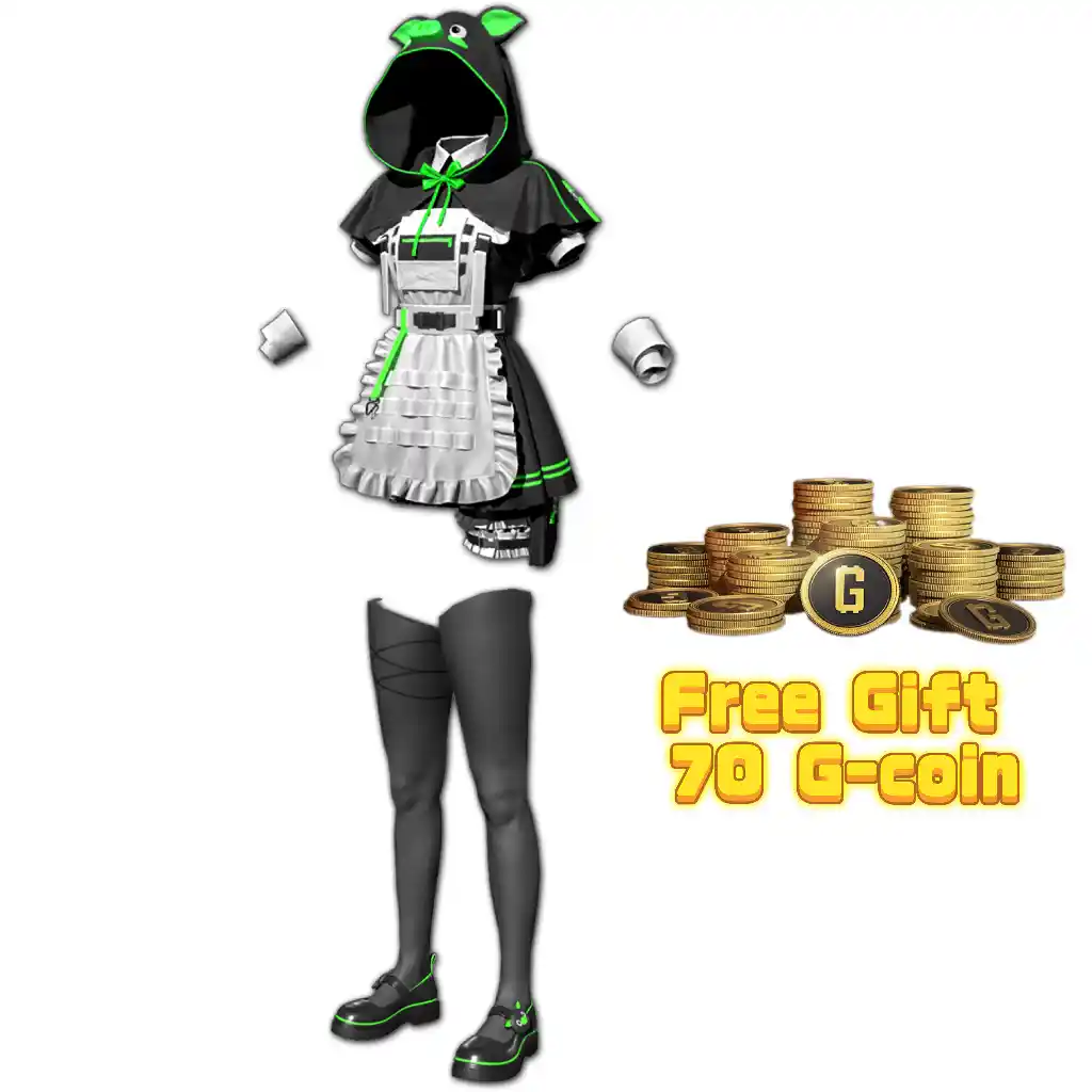 PUBG Skin Pigff Tactical Maid Set