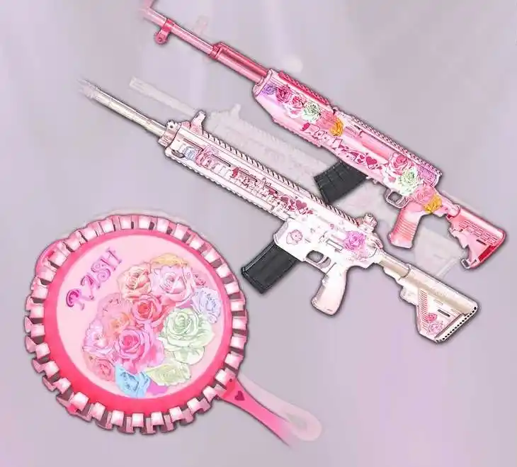 PUBG Skin Rash Beixi Marry Me Weapon Set