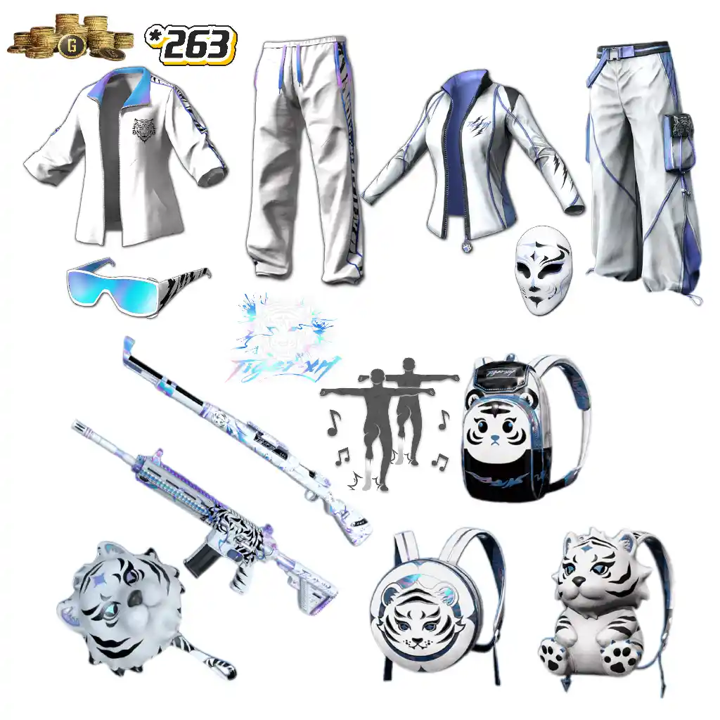 PUBG Xinghun Awe Of Tigers Mega Bundle